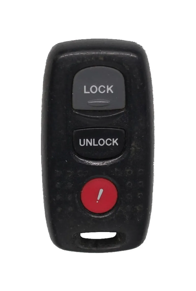 Unrefurbished OEM Mazda BL8D 67 5RY 3 Button Key Fob - Grade C