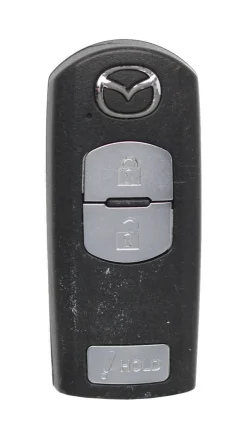 Unrefurbished OEM Mazda KDY3-67-5DY WAZSKE13D02 3 Button Key Fob - Grade C