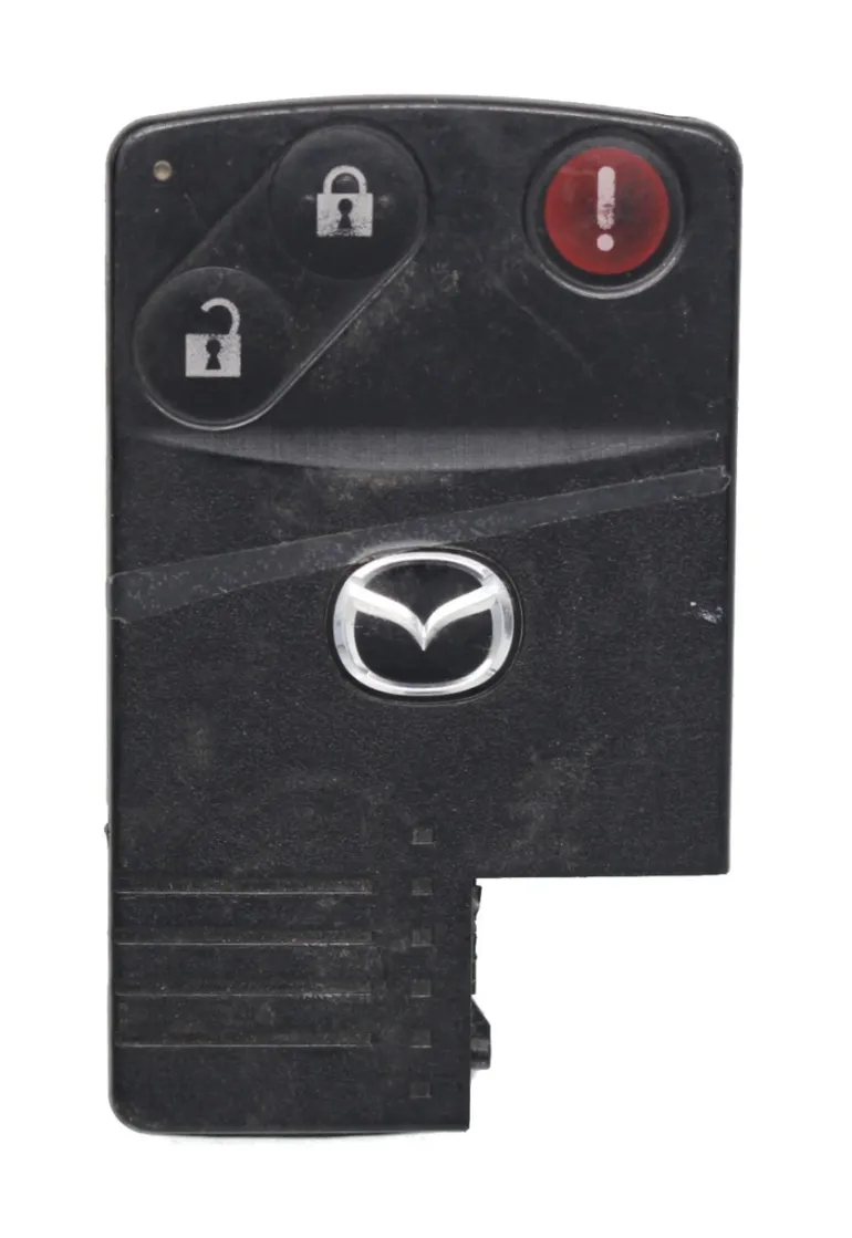 Unrefurbished OEM Mazda TDY2-67-5RYA BGBX1T458SKE11A01 3 Button Key Fob - Grade C