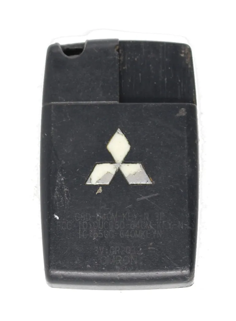 Unrefurbished OEM Mitsubishi 8637A025 OUCG8D-640M-KEY-N 3 Button Key Fob - Grade C