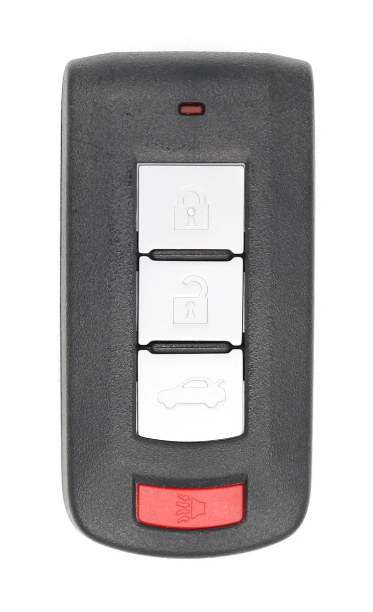 Unrefurbished OEM Mitsubishi 8637B424 OUC003M 4 Button Key Fob - Grade A