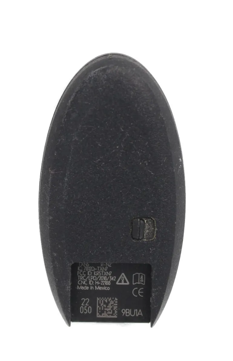 Unrefurbished OEM Nissan S180144902 9BU1A KR5TXN7 3 Button Key Fob - Grade C