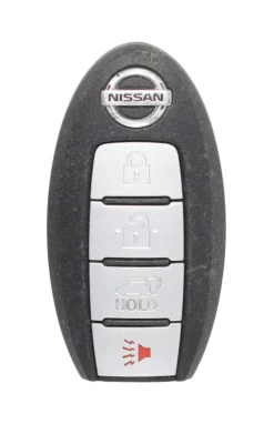 Unrefurbished OEM Nissan S180144006 4 Button Key Fob - Grade A