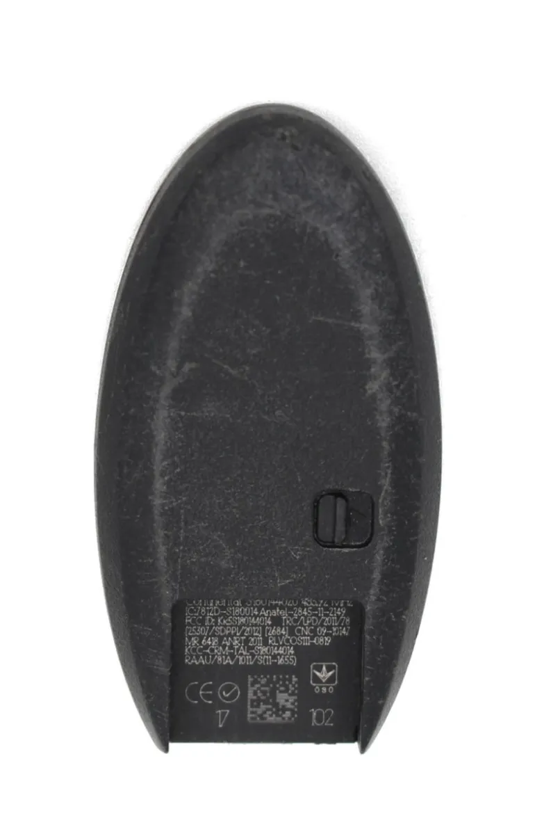Unrefurbished OEM Nissan S180144020 KR5S180144014 5 Button Key Fob - Grade C