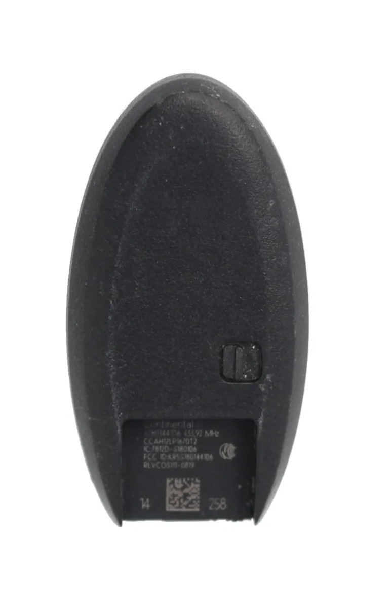 Unrefurbished OEM Nissan S180144106 KR5S180144106 4 Button Key Fob - Grade C
