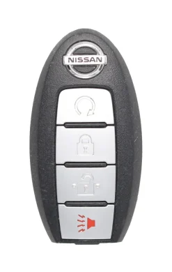 Unrefurbished OEM Nissan S180144306 | S180144313 KR5S180144014 4 Button Key Fob - Grade A