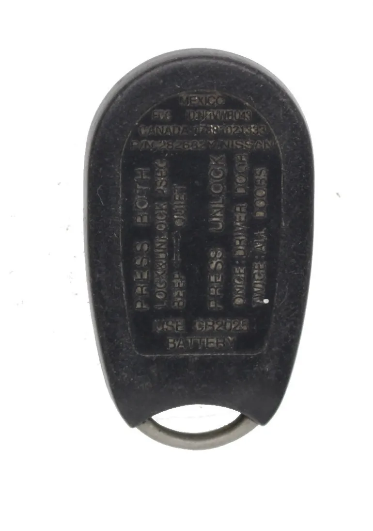 Unrefurbished OEM Nissan 282682Y 4 Button Key Fob - Grade C