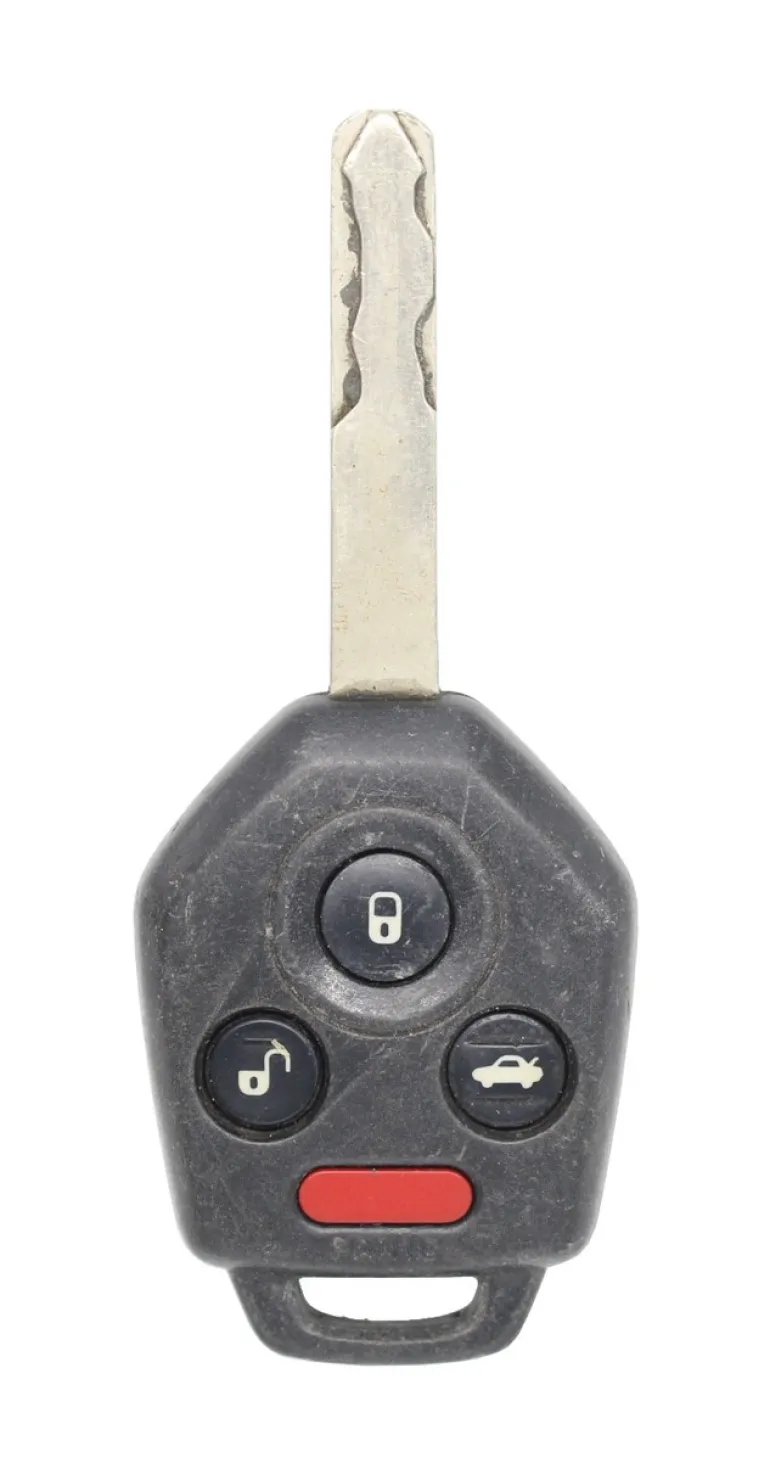 Unrefurbished OEM Subaru CWTWB1U811 Japan 4 Button Key Fob - Grade C