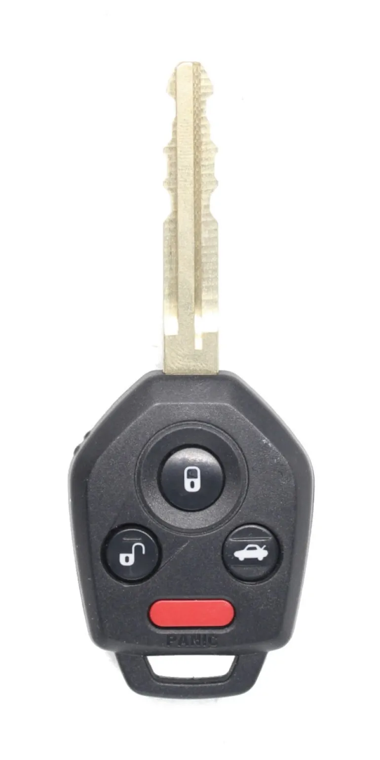 Unrefurbished OEM Subaru CWTB1G077 H 4 Button Key Fob - Grade C