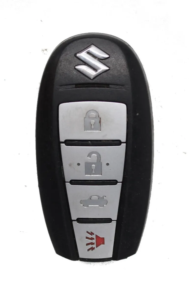 Unrefurbished OEM Suzuki 37172-57L20 | 37172-57L21 KBRTS009 4 Button Key Fob - Grade C