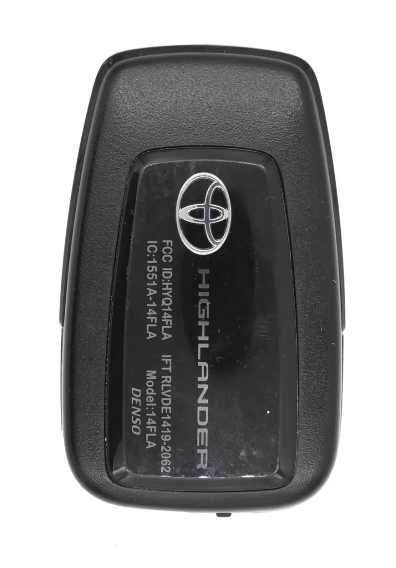 Unrefurbished OEM Toyota 8990H-0E360 HYQ14FLA 3 Button Key Fob - Grade A