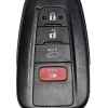 Unrefurbished OEM Toyota 8990H-0E370 HYQ14FLA 4 Button Key Fob - Grade A