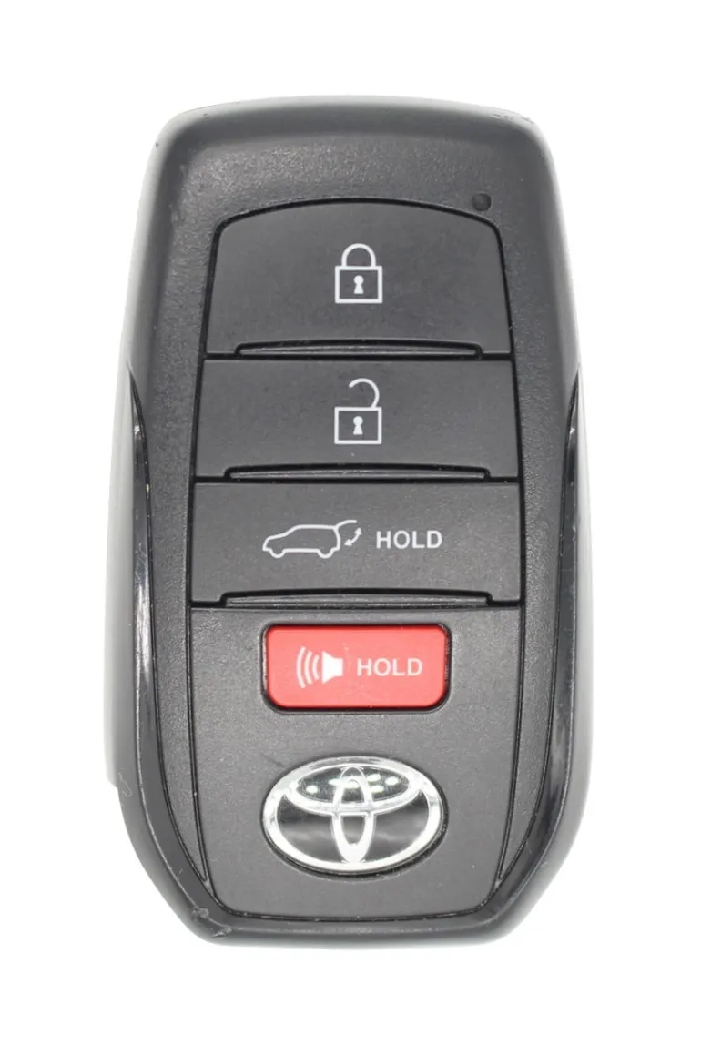 Unrefurbished OEM Toyota 8990H-0E330 HYQ14FBX 4 Button Key Fob - Grade A