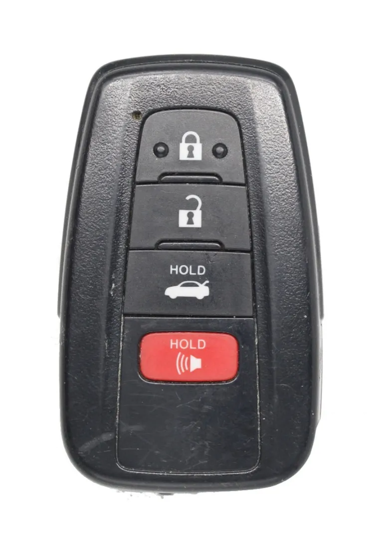 Unrefurbished OEM Toyota 8990H-07070 HYQ14FBC 4 Button Key Fob - Grade C