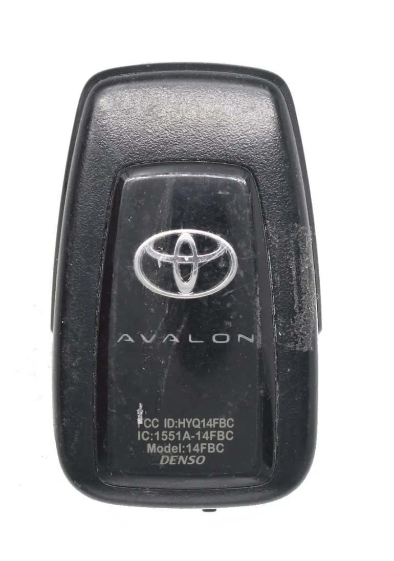Unrefurbished OEM Toyota 8990H-07070 HYQ14FBC 4 Button Key Fob - Grade C