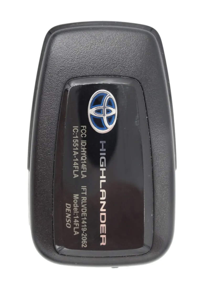 Unrefurbished OEM Toyota Hybrid HYQ14FLA 4 Button Key Fob - Grade A