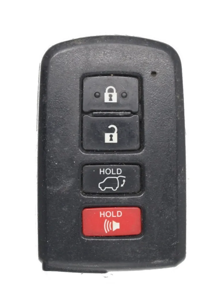 Unrefurbished OEM Toyota 281451-2110 HYQ14FBA 4 Button Key Fob - Grade A
