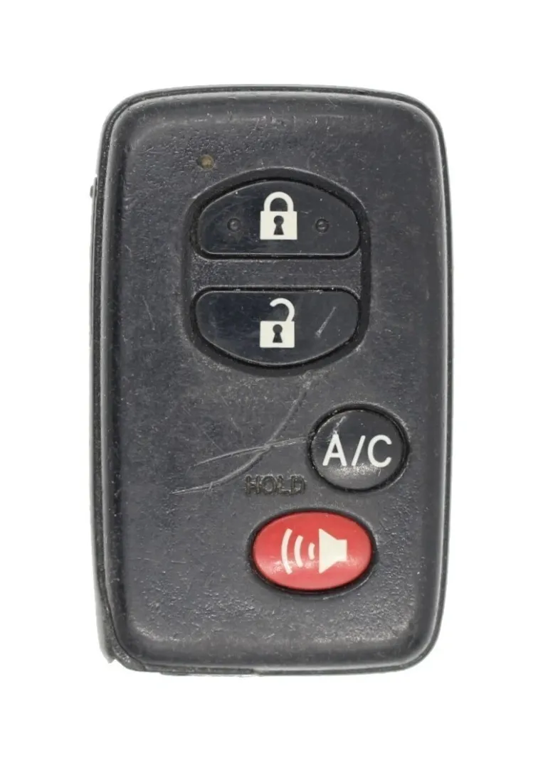 Unrefurbished OEM Toyota 271451-5290 HYQ14ACX 4 Button Key Fob - Grade A