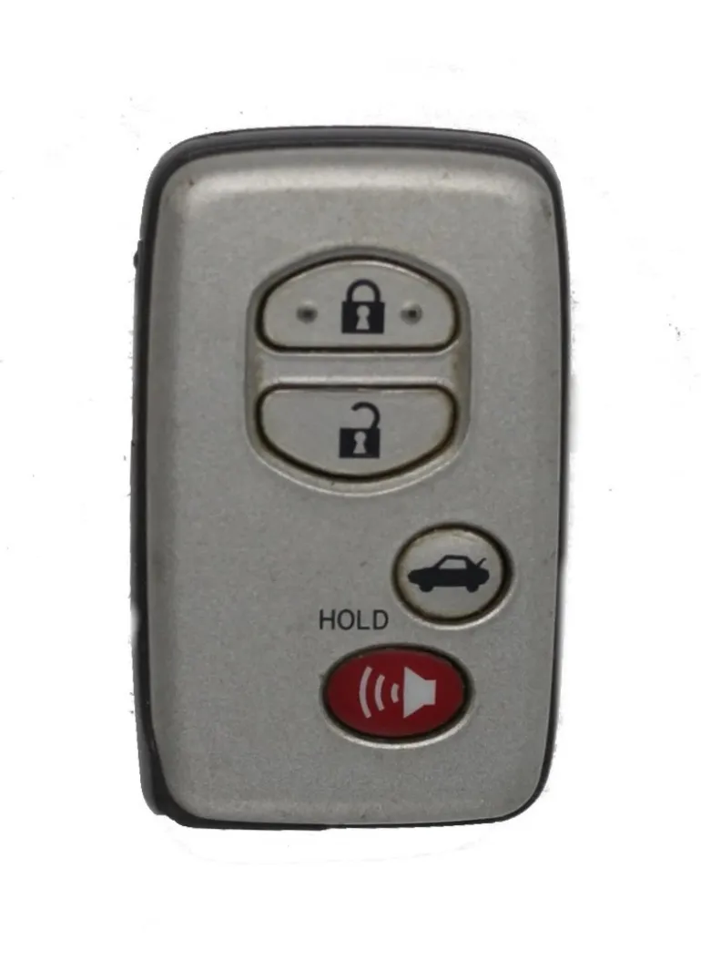 Unrefurbished OEM Toyota 271451-0140 HYQ14AAB 4 Button Key Fob - Grade A
