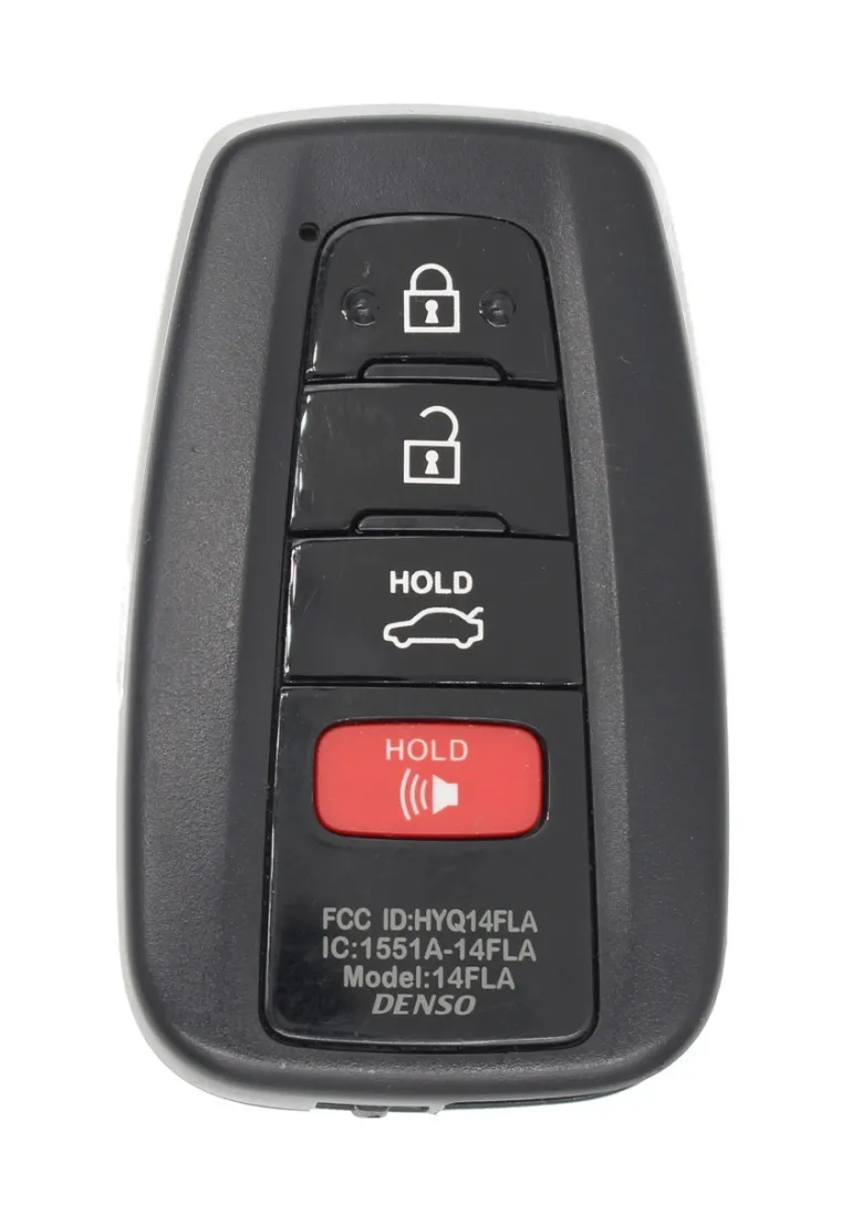 Unrefurbished OEM Toyota HYQ14FLA 4 Button Key Fob - Grade A