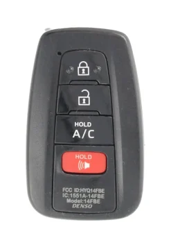 Unrefurbished OEM Toyota 231451-0410 HYQ14FBE 4 Button Key Fob - Grade A