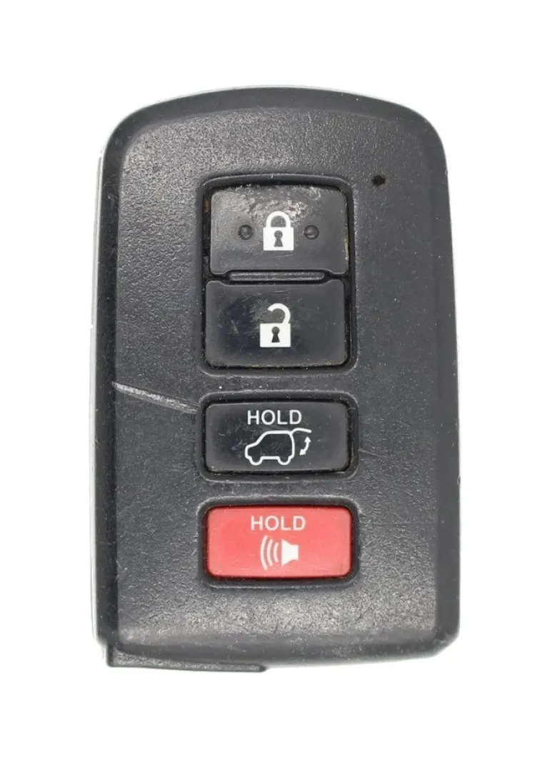Unrefurbished OEM Toyota HYQ14FBA 281451-0020 4 Button Key Fob - Grade C