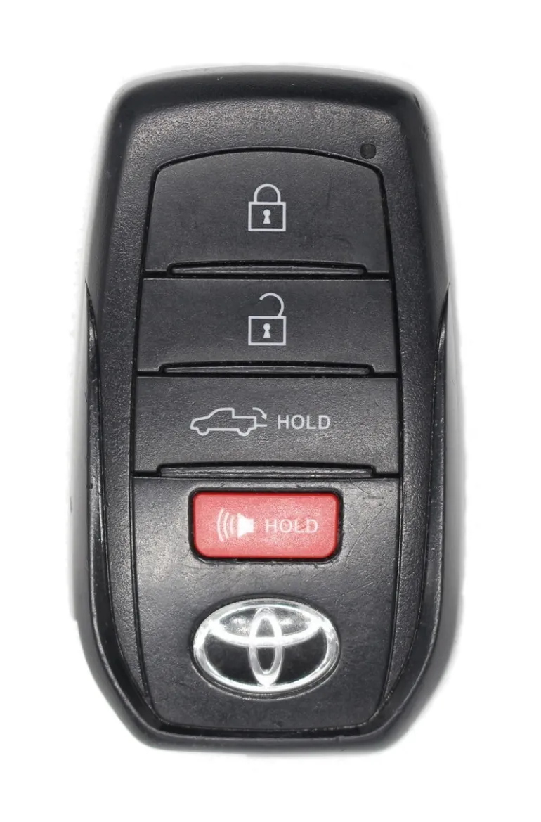 Unrefurbished OEM Toyota HYQ14FBX 4 Button Key Fob - Grade C