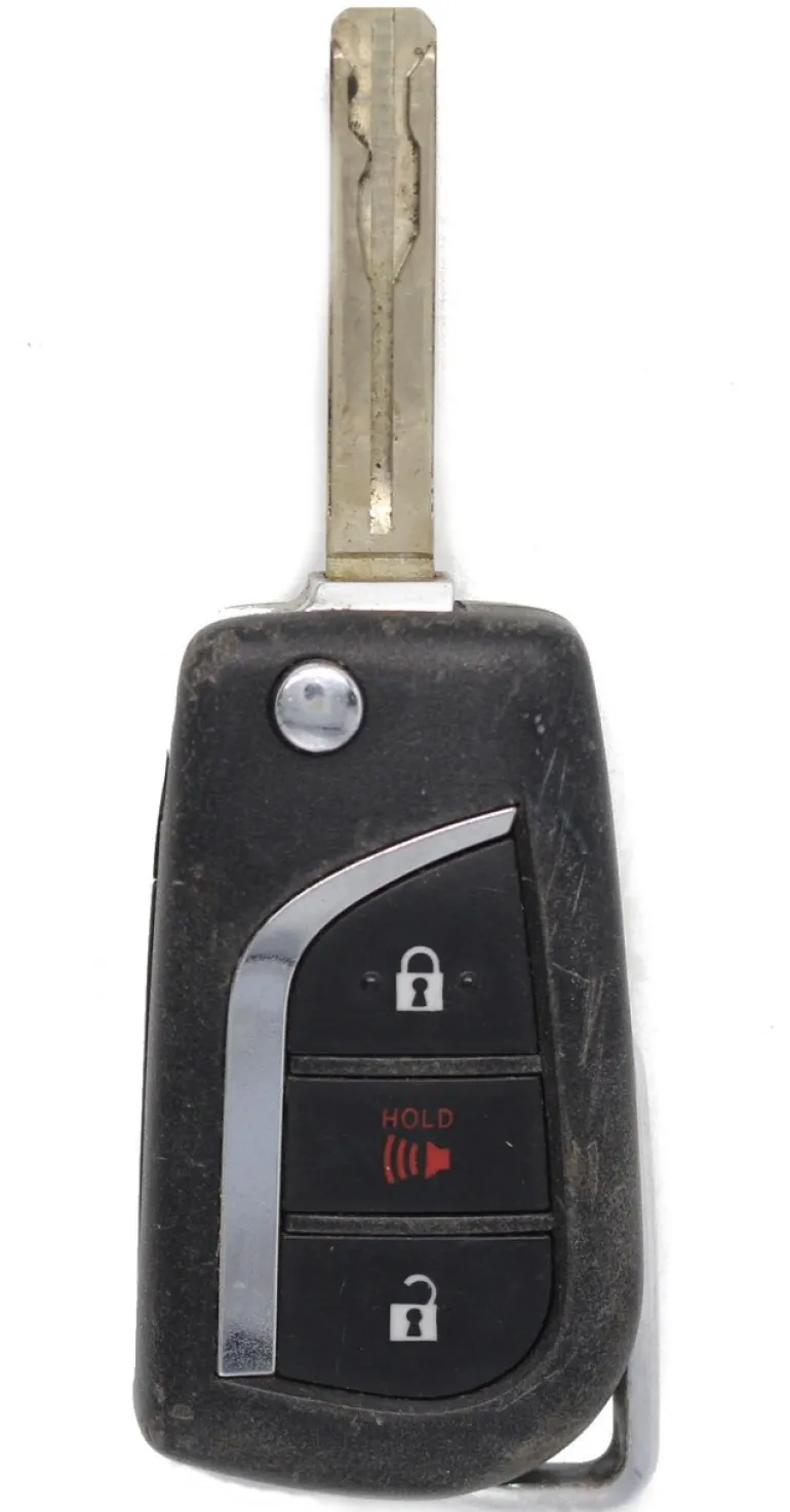Unrefurbished OEM Toyota HYQ12BFW 3 Button Key Fob - Grade C