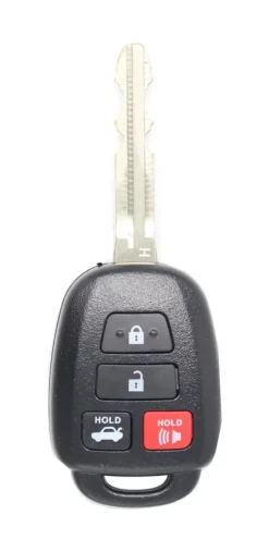 Unrefurbished OEM Toyota 89070-02880 HYQ12DBP H 4 Button Key Fob - Grade C