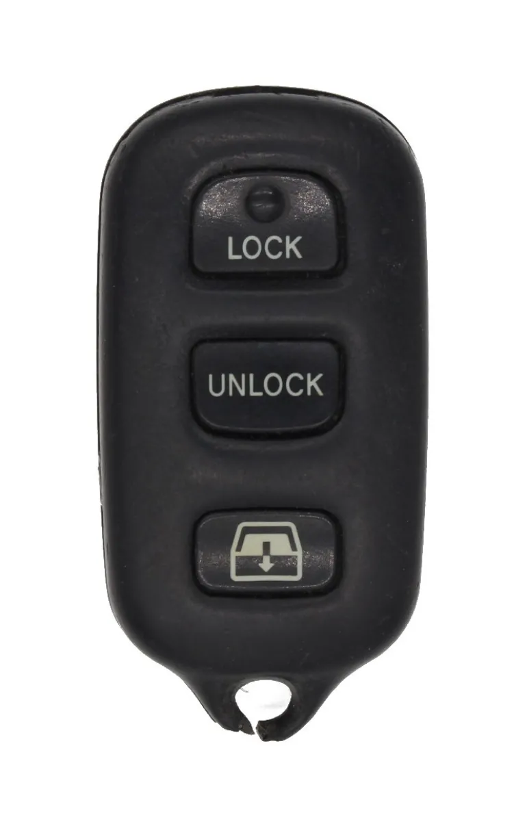 Unrefurbished OEM Toyota 89742-35020 HYQ1512Y 4 Button Key Fob - Grade C