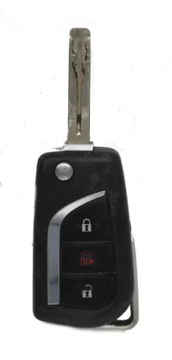 Unrefurbished OEM Toyota MOZB3F2F2L 3 Button Key Fob - Grade C