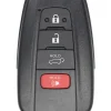 Unrefurbished OEM Toyota Rav4 Hybrid HYQ14FBC 4 Button Key Fob - Grade C