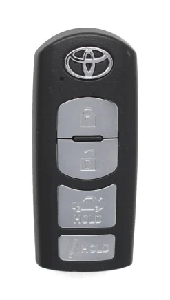 Unrefurbished OEM Toyota WAZSKE13D01 4 Button Key Fob - Grade C