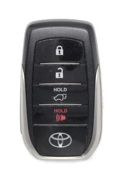 Unrefurbished OEM Toyota 89904-60X40 HYQ14FBB 4 Button Key Fob - Grade C
