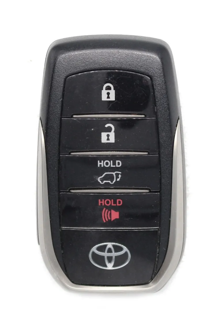 Unrefurbished OEM Toyota 89904-60X40 HYQ14FBB 4 Button Key Fob - Grade C