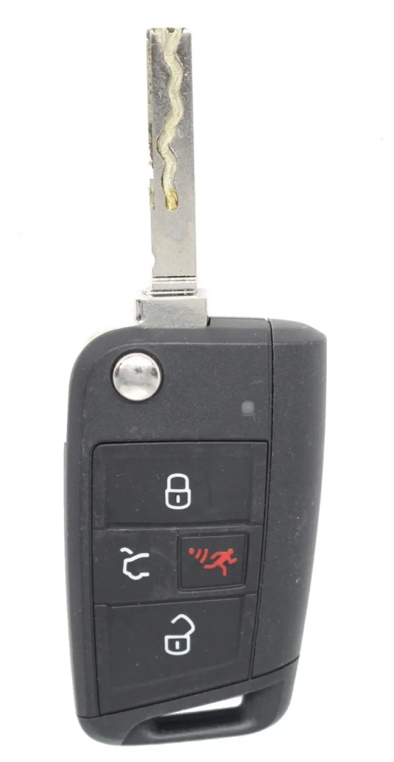 Unrefurbished OEM Volkswagen NBGFS12A01 4 Button Key Fob - Grade A
