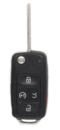 Unrefurbished OEM Volkswagen 561837202J 5 Buttons Key Fob - Grade C