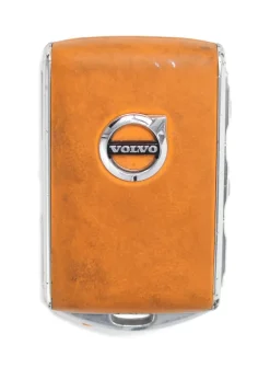 Unrefurbished OEM Volvo YG0HUF8423 Orange 4 Button Key Fob - Grade C