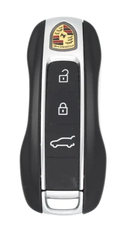 Unrefurbished Porsche OEM IYZPK3 4 Button Key Fob - Grade A