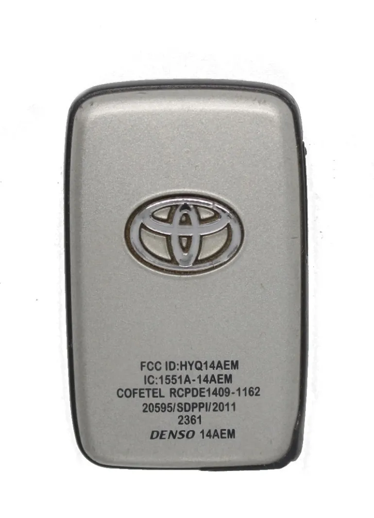 Unrefurbished Toyota OEM 271451-6601 GNE HYQ14AEM 3 Button Key Fob - Grade C