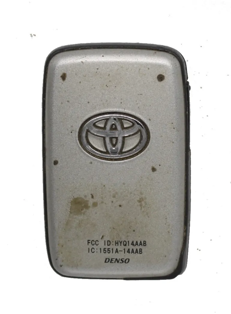Unrefurbished Toyota OEM 271451-0140 HYQ14AAB 3 Button Key Fob - Grade C
