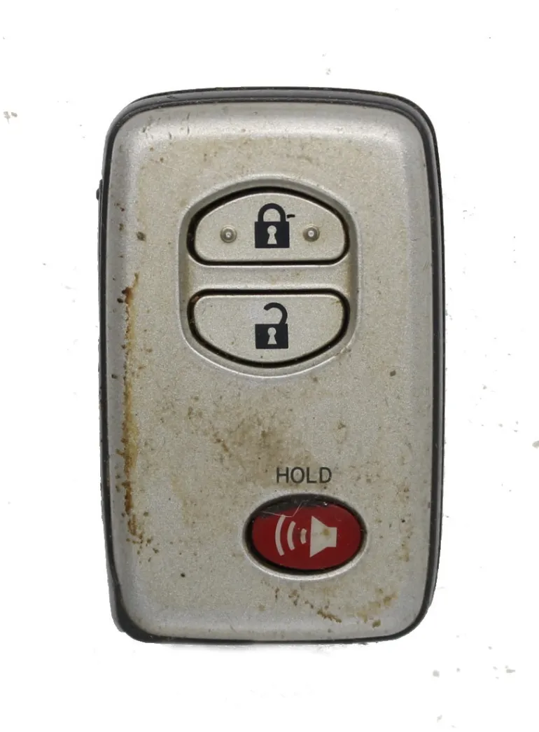 Unrefurbished Toyota OEM 271451-0140 HYQ14AAB 3 Button Key Fob - Grade C
