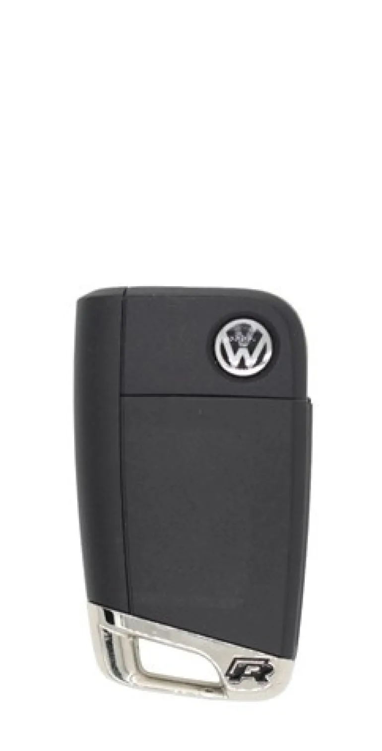 Volkswagen 5G0 959 752 BE OEM 4 Button Key Fob w/ R logo
